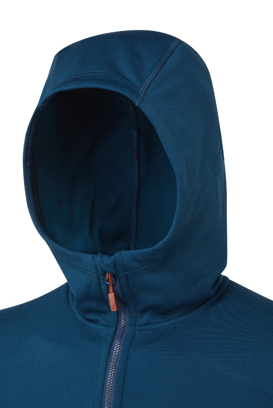 Rab Geon Deep Ink Ανδρική Ζακέτα Fleece με Kουκούλα - Image 4