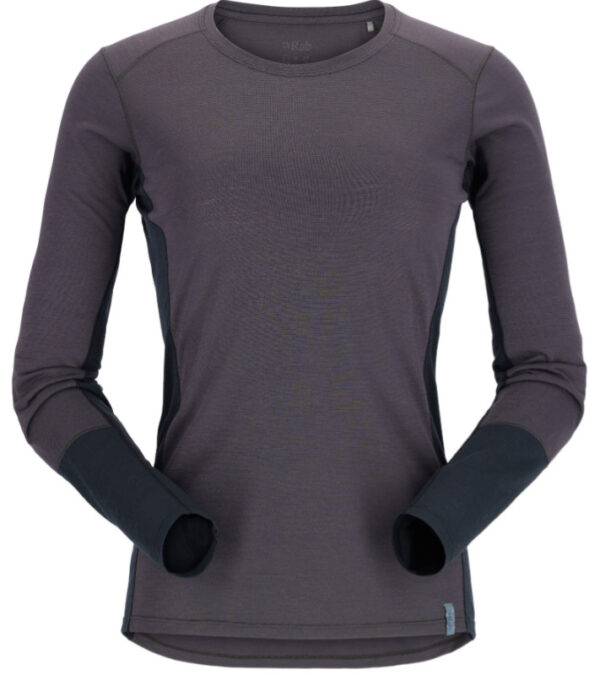 Rab Syncrino Base LS Tee Graphene Γυναικεία Τεχνική Μπλούζα Με Μαλλί