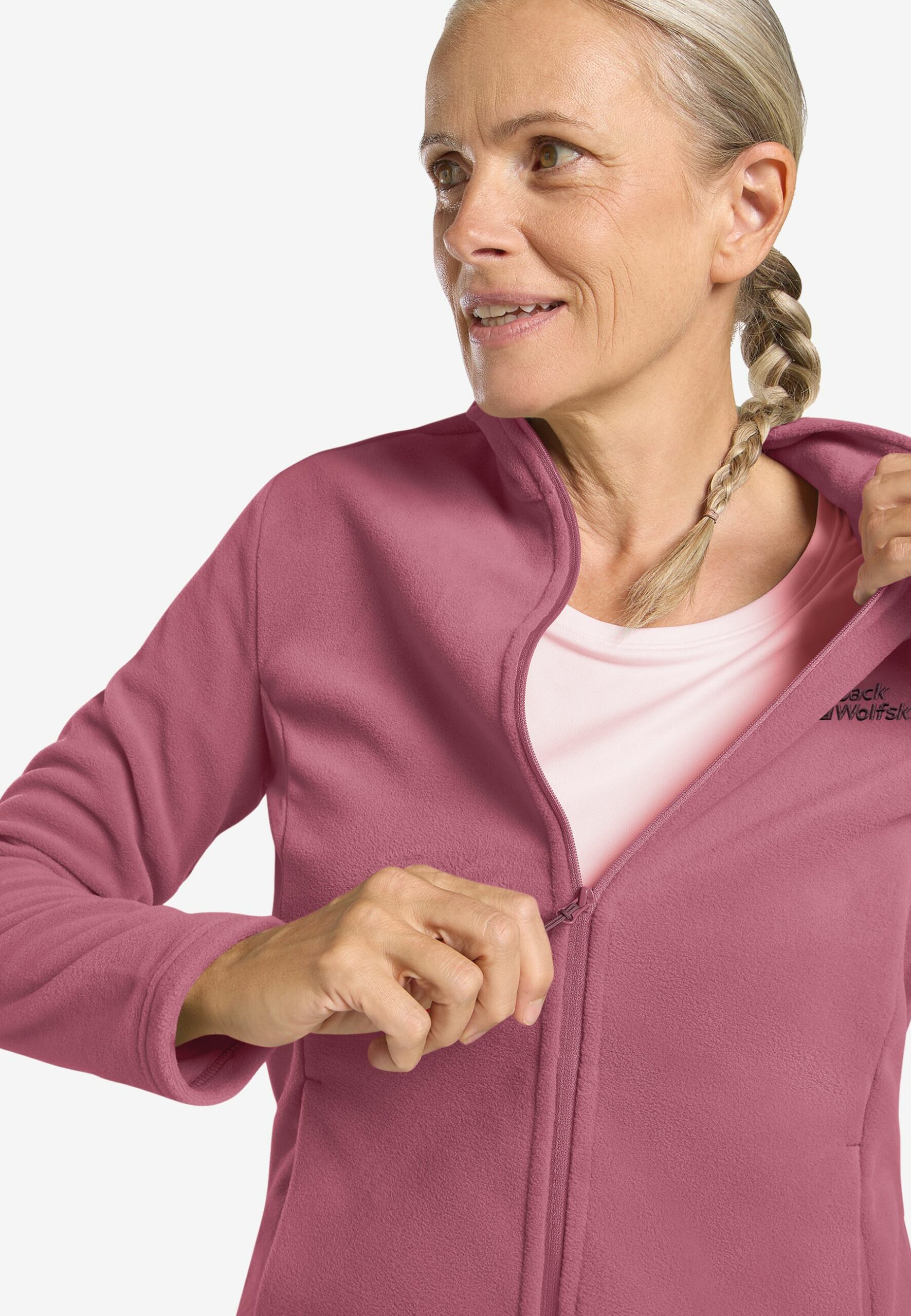 Jack Wolfskin Taunus Full Zip Γυναικεία Συνθετική Fleece Ζακέτα - Εικόνα 5