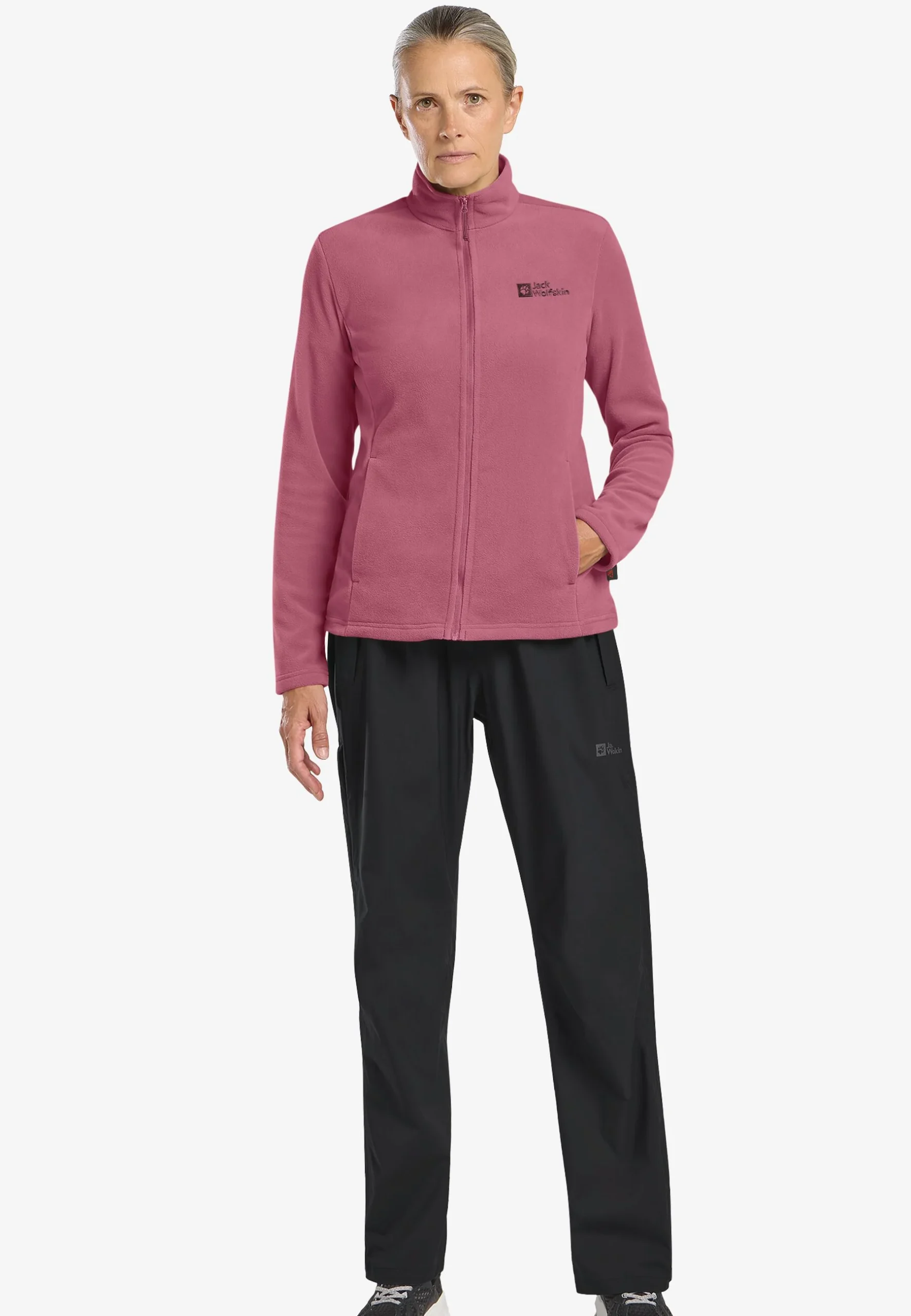 Jack Wolfskin Taunus Full Zip Γυναικεία Συνθετική Fleece Ζακέτα - Εικόνα 6