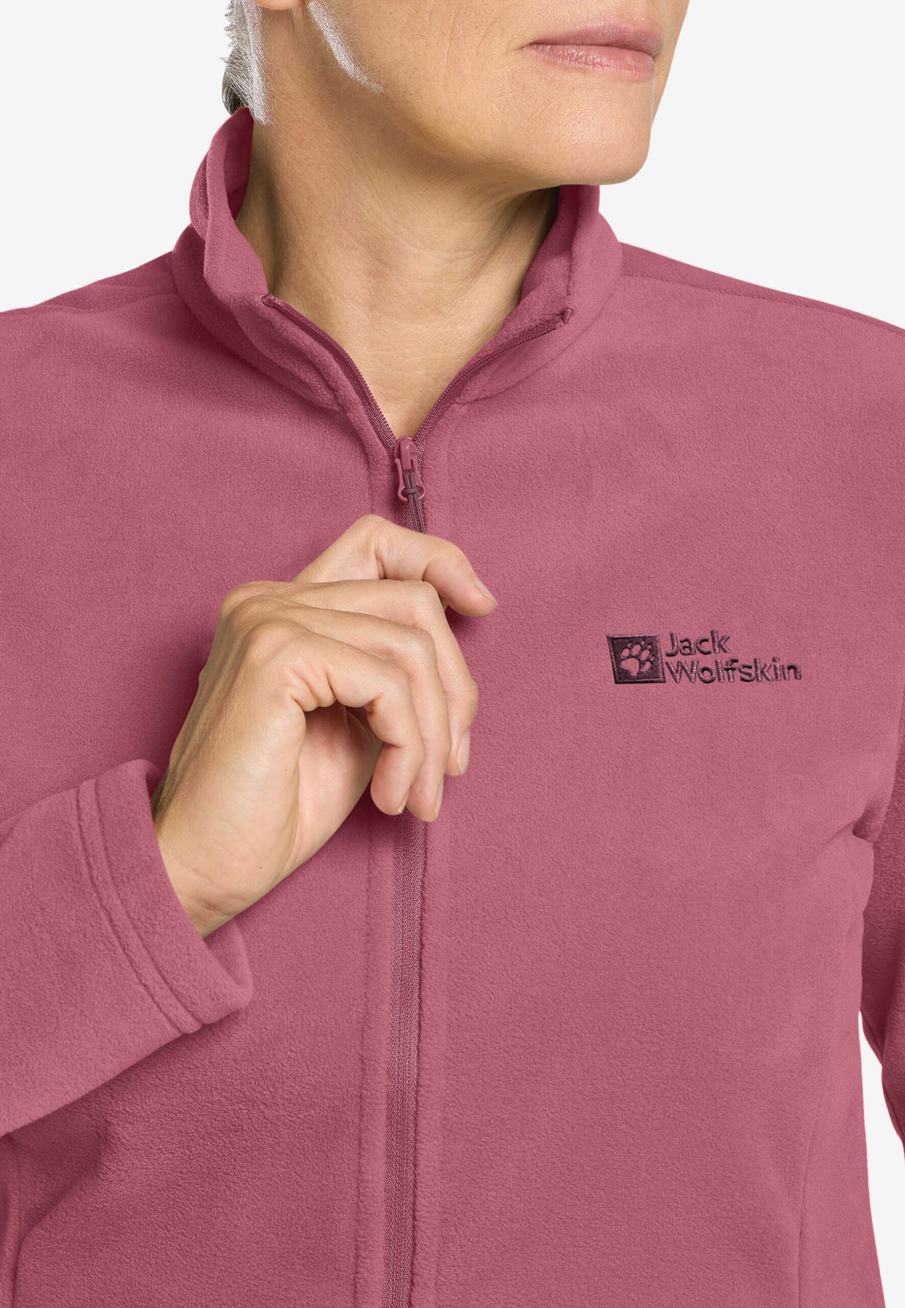 Jack Wolfskin Taunus Full Zip Γυναικεία Συνθετική Fleece Ζακέτα - Εικόνα 4