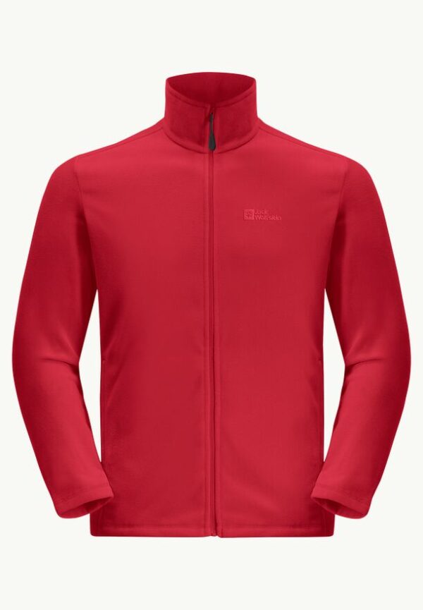 Jack Wolfskin Taunus Full Zip Ανδρική Συνθετική Fleece Ζακέτα Red Glow