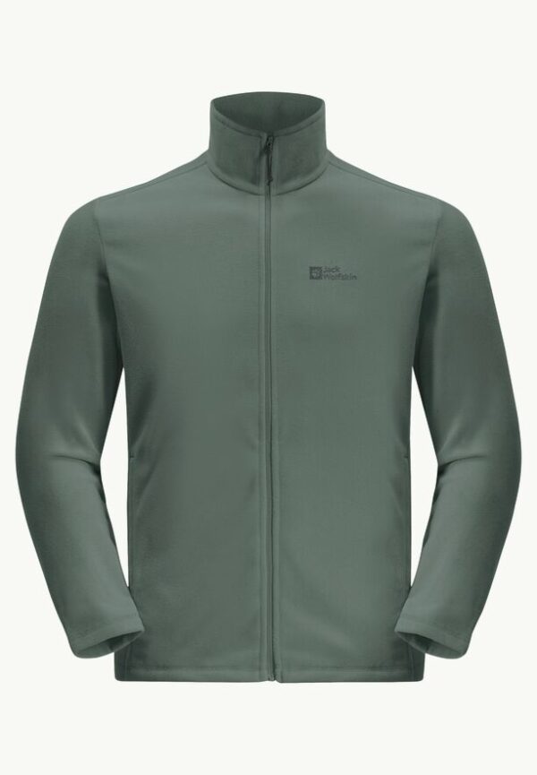Jack Wolfskin Taunus Full Zip Ανδρική Συνθετική Fleece Ζακέτα Hedge Green