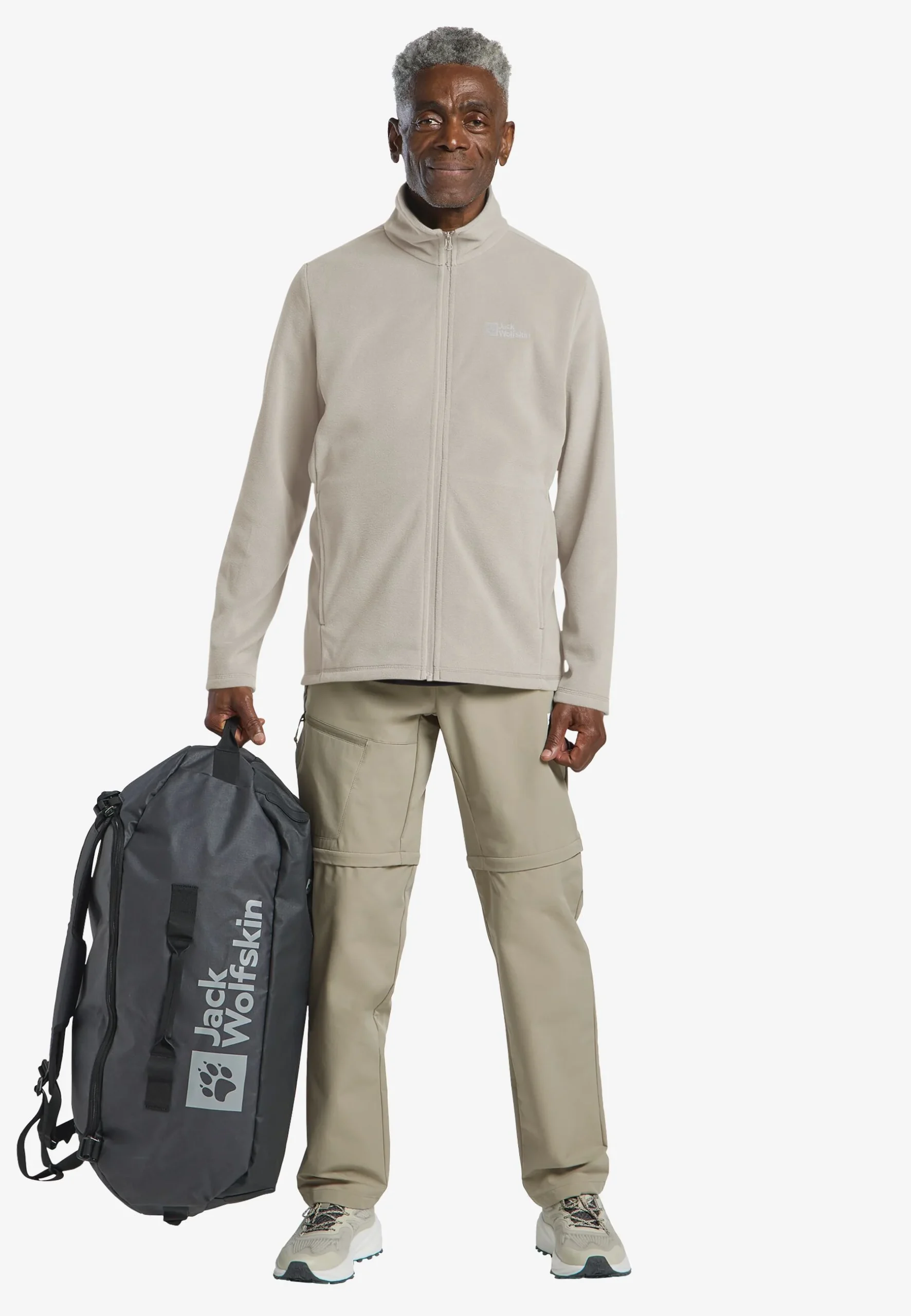 Jack Wolfskin Taunus Full Zip Ανδρική Συνθετική Fleece Ζακέτα - Εικόνα 8