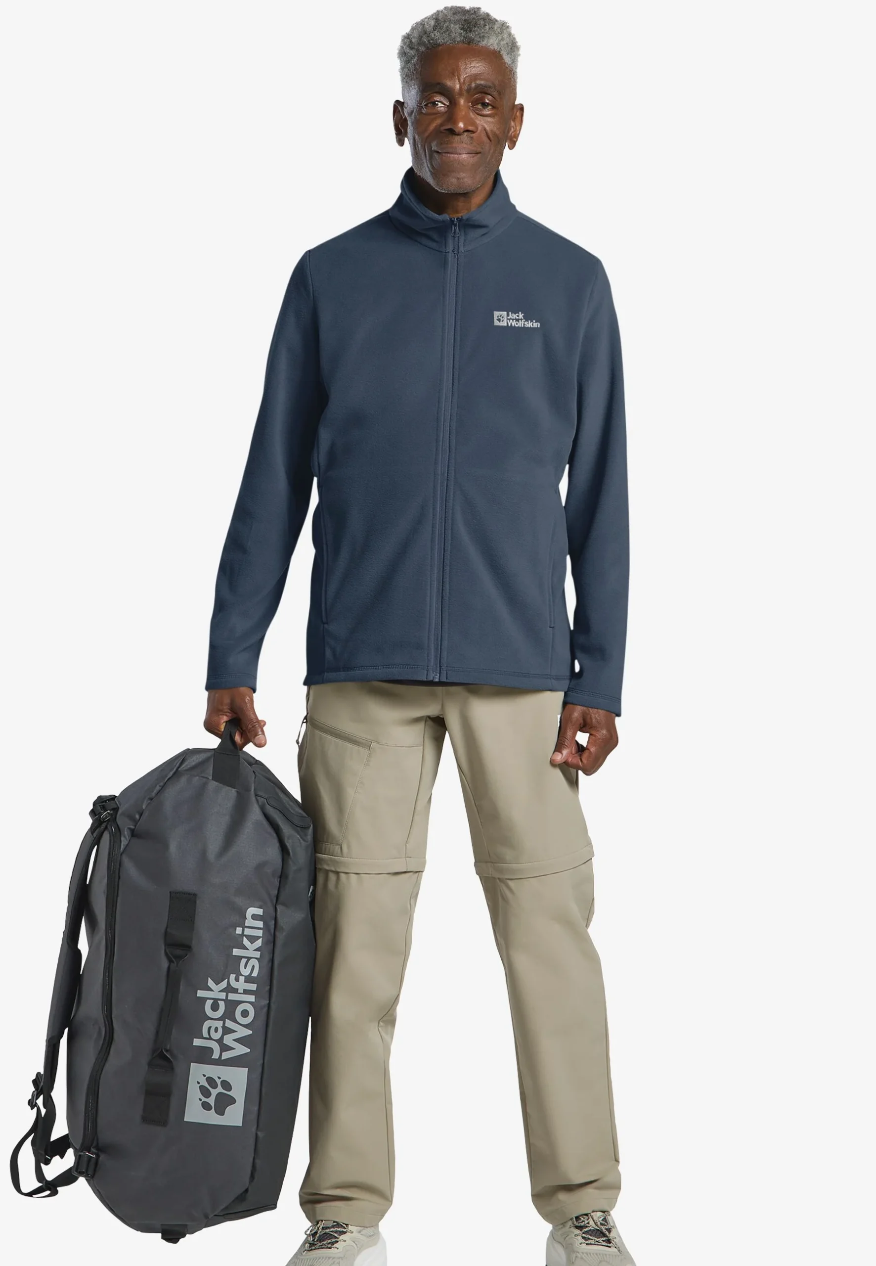 Jack Wolfskin Taunus Full Zip Ανδρική Συνθετική Fleece Ζακέτα - Εικόνα 3