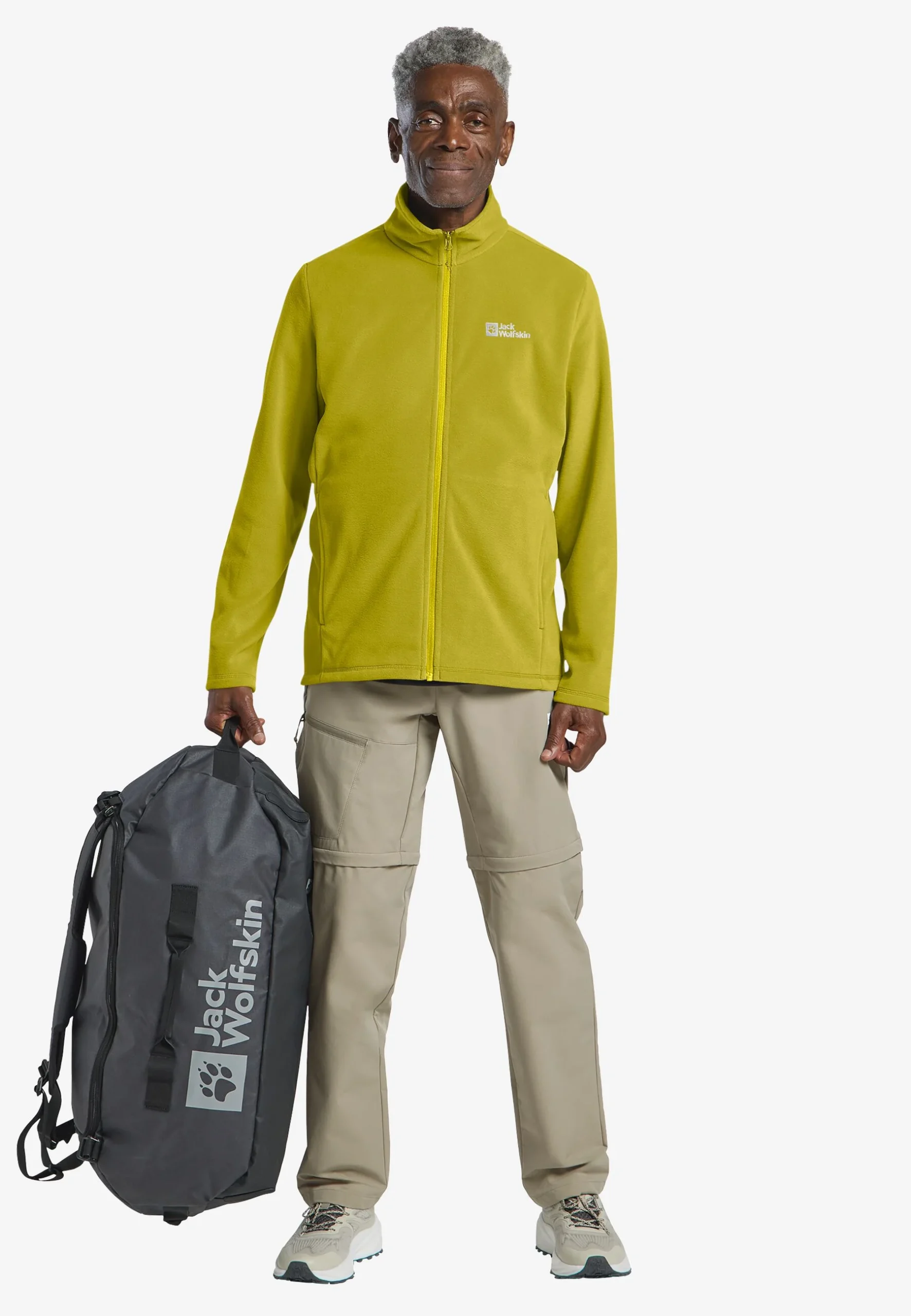 Jack Wolfskin Taunus Full Zip Ανδρική Συνθετική Fleece Ζακέτα - Εικόνα 9