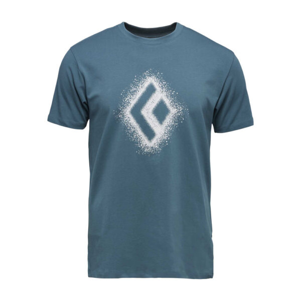 Black Diamond Men's Chalked Up 2.0 Tee Αντρικό T-shirt Regular Fit Creek Blue