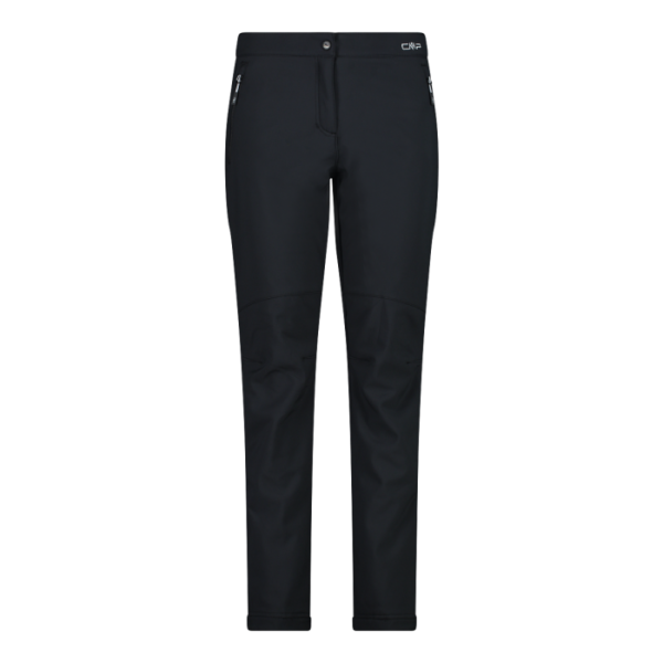 CMP Womens Long Pant Γυναικείο Συνθετικό Χειμερινό Παντελόνι Regular Fit Black