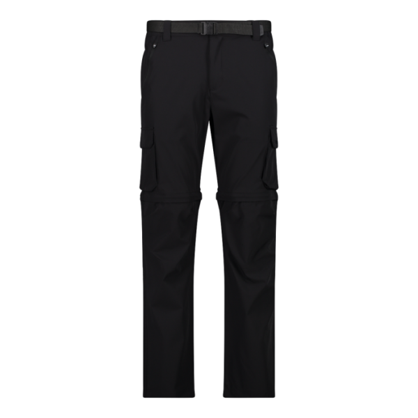 CMP Mens Zip Off Ανδρικό Παντελόνι-Βερμούδα Black