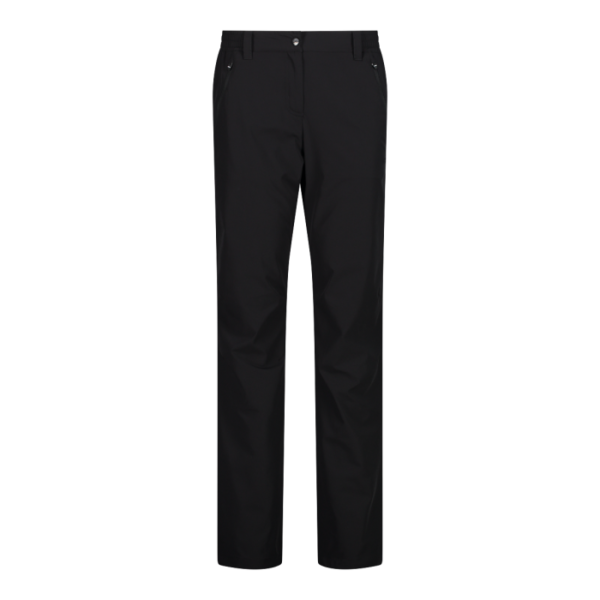 CMP Womens Long Pant Γυναικείο Συνθετικό Παντελόνι Regular Fit Black