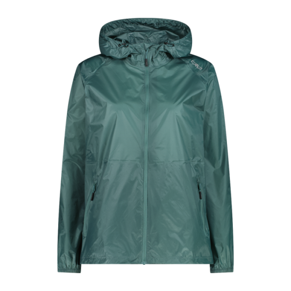 CMP Jacket Γυναικείο Συνθετικό Αδιάβροχο Regular Fit Agave