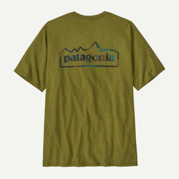 Patagonia Αντρικό Συνθετικό T-shirt Regular Fit Graze Green