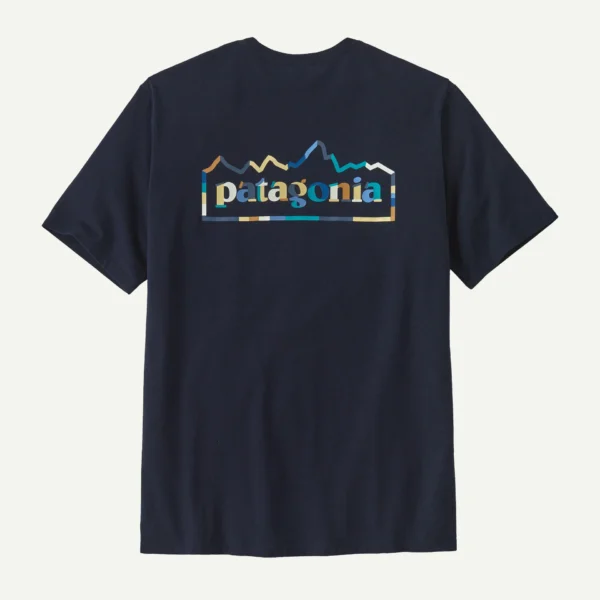 Patagonia Αντρικό Συνθετικό T-shirt Regular Fit New Navy