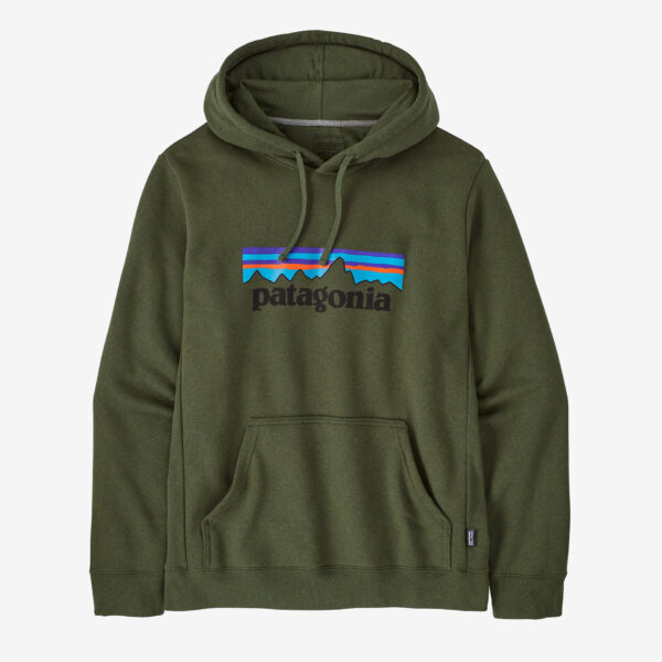 Patagonia P-6 Logo Uprisal Αντρικό Φούτερ Regular Fit Torrey Pine Green