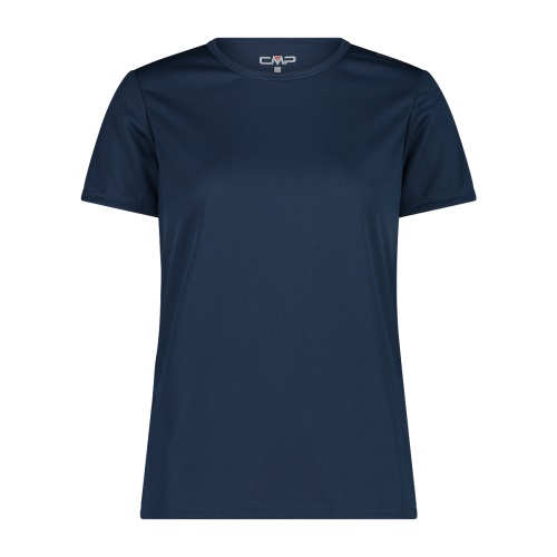 CMP T-Shirt Γυναικείο Συνθετικό Κοντομάνικο Μπλουζάκι Regular Fit Blue-Grey