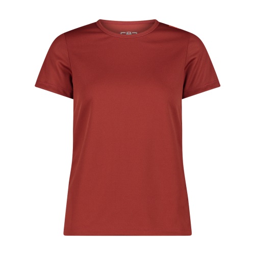 CMP T-Shirt Γυναικείο Συνθετικό Κοντομάνικο Μπλουζάκι Regular Fit Granata