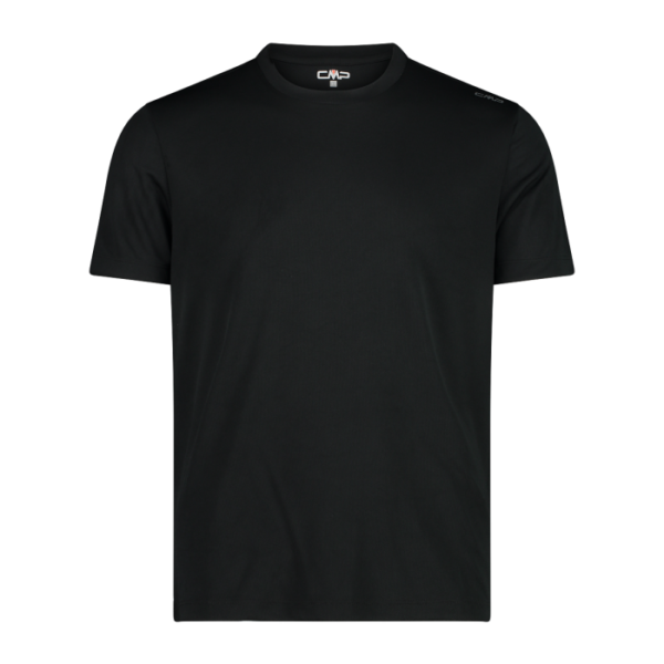 CMP T-Shirt Αντρικό Συνθετικό Κοντομάνικο Μπλουζάκι Regular Fit Black