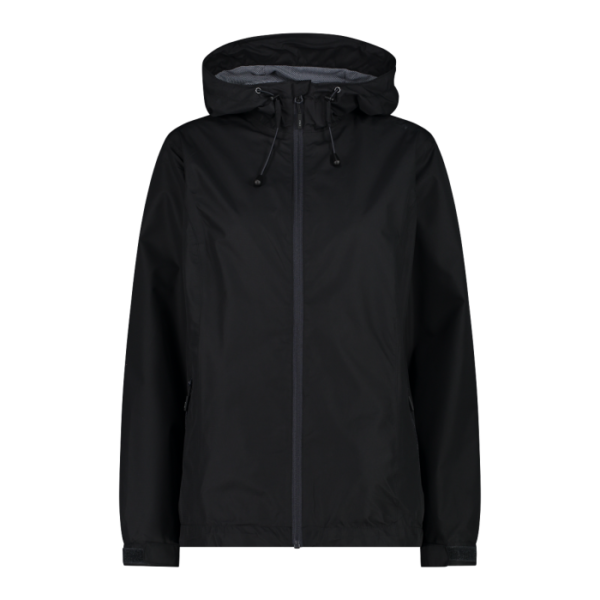 CMP Jacket Γυναικείο Συνθετικό Αδιάβροχο Regular Fit Black