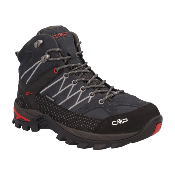 CMP Rigel Mid Trekking Wp Αντρικά Αδιάβροχα Μποτάκια Ορειβασίας Titanio/Ferrari