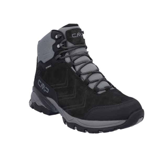 CMP Melnick Mid Trekking Shoes Wp Αδιάβροχα Αντρικά Μποτάκια Ορειβασίας Black