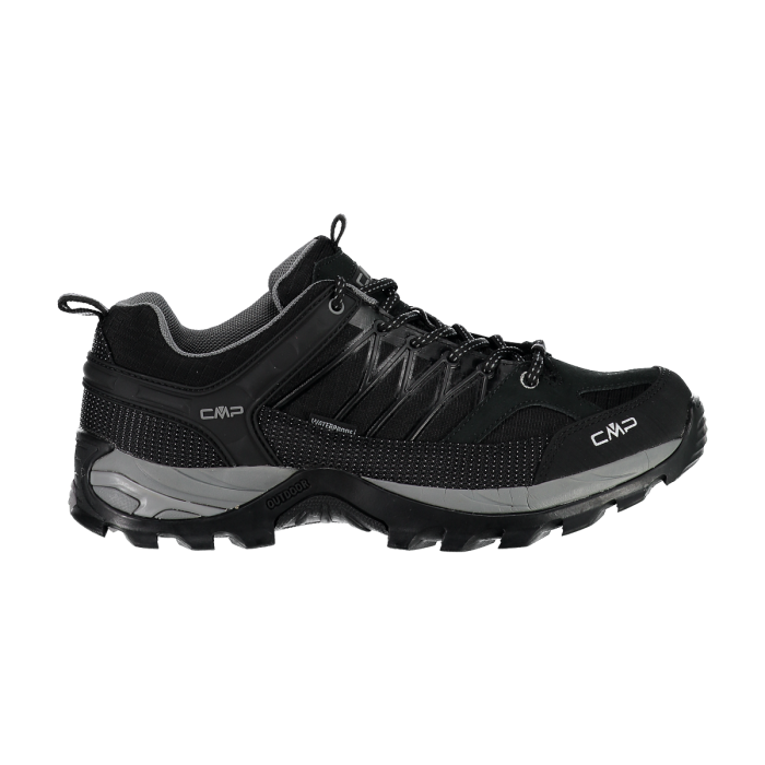 CMP Rigel Low Trekking Wp Αντρικά Αδιάβροχα Παπούτσια Ορειβασίας Black Grey - Image 2