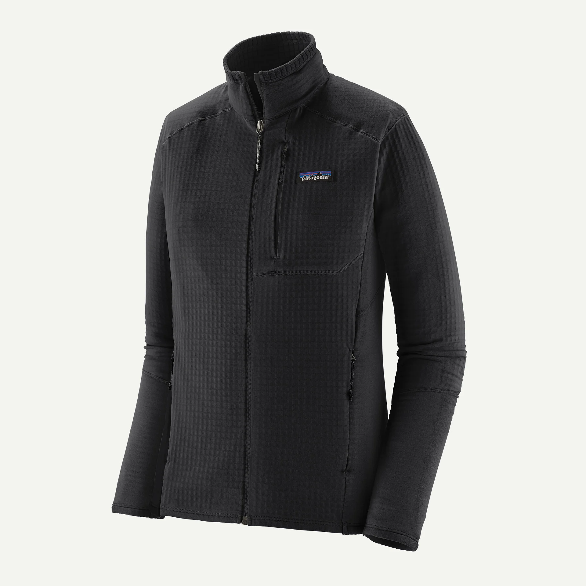 Patagonia R1 Fleece Γυναικείο Τεχνικό Συνθετικό Jacket Black