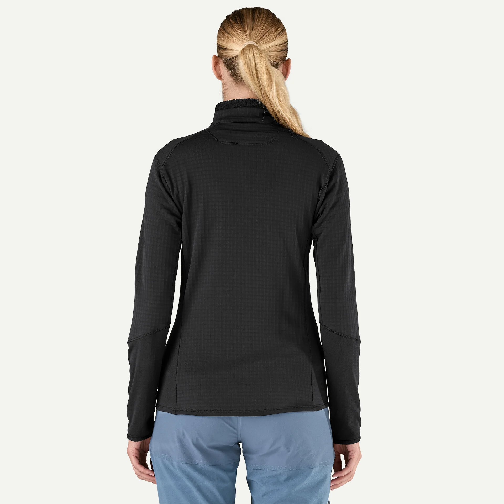 Patagonia R1 Fleece Γυναικείο Τεχνικό Συνθετικό Jacket Black - Image 3
