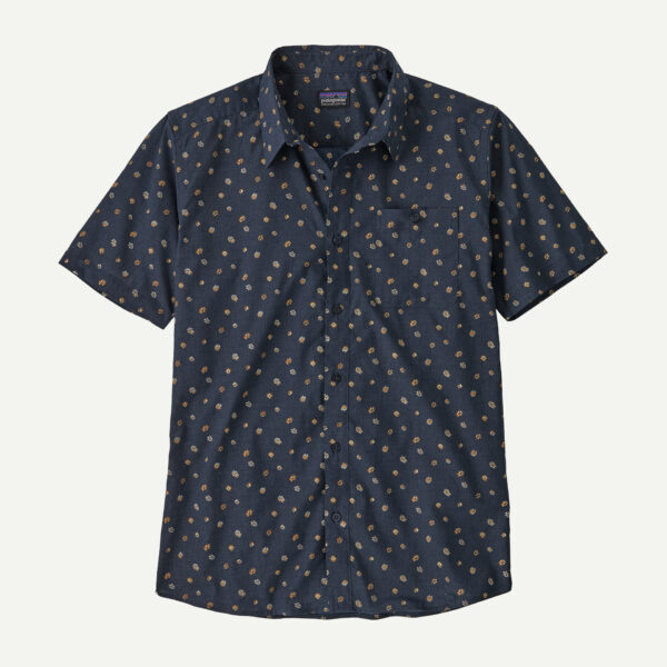 Patagonia Go To Shirt Αντρικό Κοντομάνικο Πουκάμισο Slim Fit New Navy