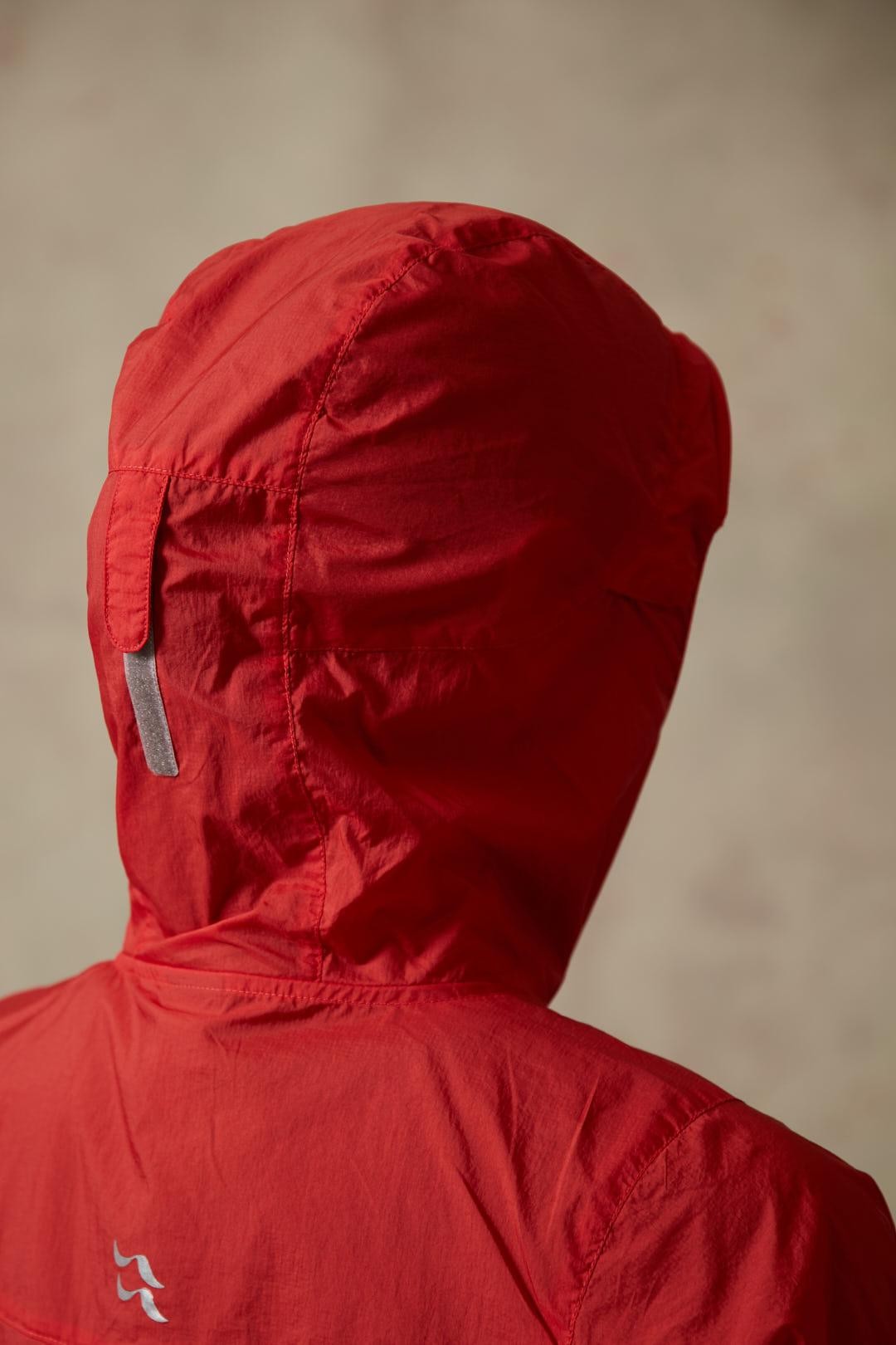 Rab Vital Windshell Hoody Red Γυναικείο Αντιανεμικό - Image 5