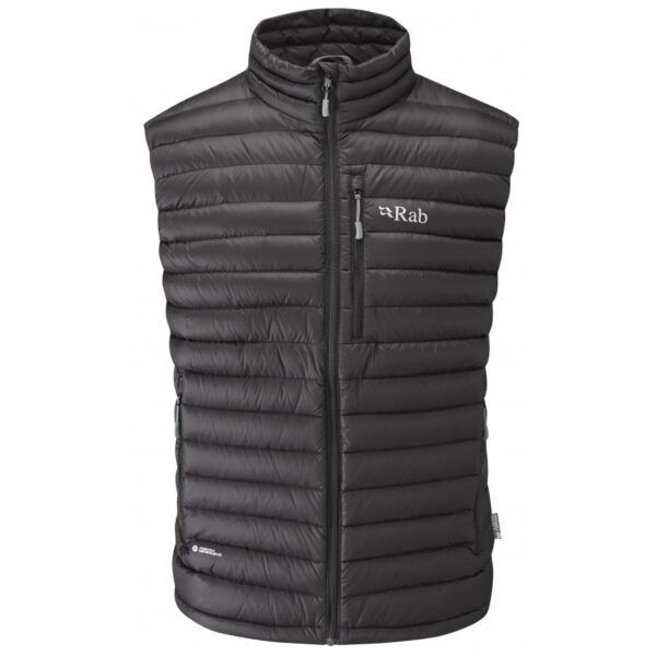 Rab Microlight Vest Black Ανδρικό Πουπουλένιο Αμάνικο