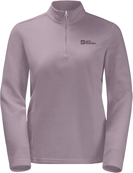 Jack Wolfskin Taunus Half Zip Γυναικεία Συνθετική Fleece Ζακέτα Wild Blossom