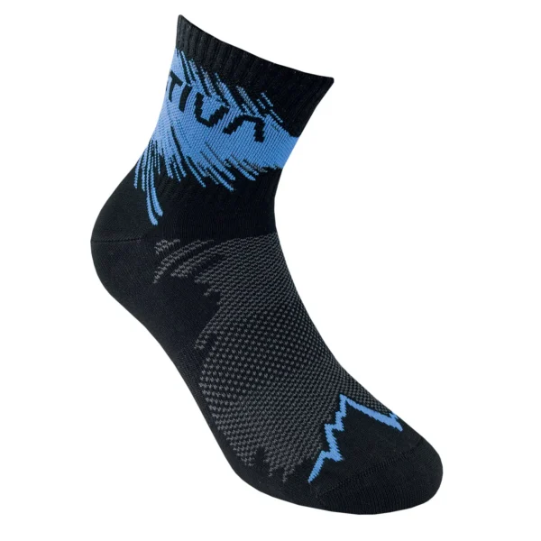 La Sportiva Trail Running Socks Black/Lagoon Κάλτσες Τρεξίματος