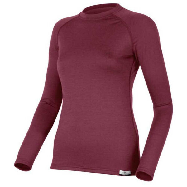 Lasting Atila Γυναικεία 100% Merino Ισοθερμική Μακρυμάνικη Μπλούζα Burgundy