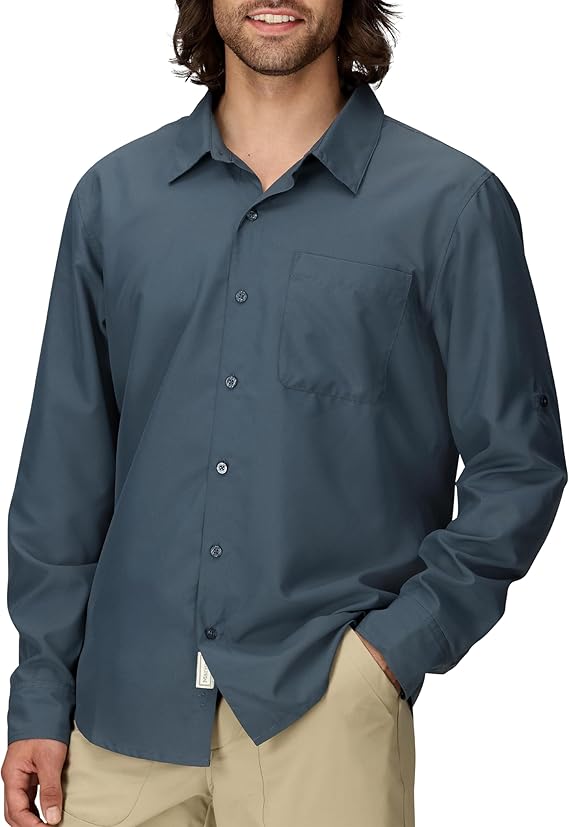 Marmot AirExchange Solar Shield Shirt Αντρικό Πουκάμισο Regular Fit Thunderhead