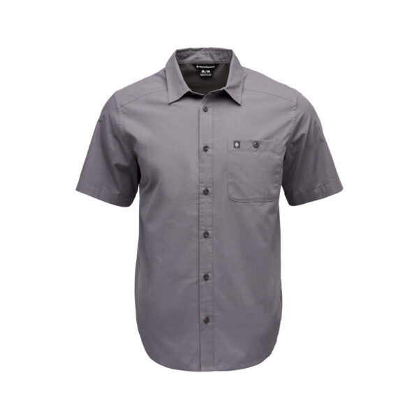 Black Diamond Wingate Short Sleeve Shirt Αντρικό Κοντομάνικο Πουκάμισο Regular Fit Steel Grey
