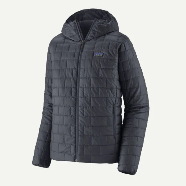 Patagonia Nano Puff Hoody Αντρικό Συνθετικό Puffer Μπουφάν Regular Fit Smolder Blue