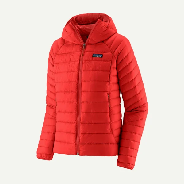 Patagonia Down Sweater Hoody Γυναικείο Πουπουλένιο Μπουφάν Sizzle Red