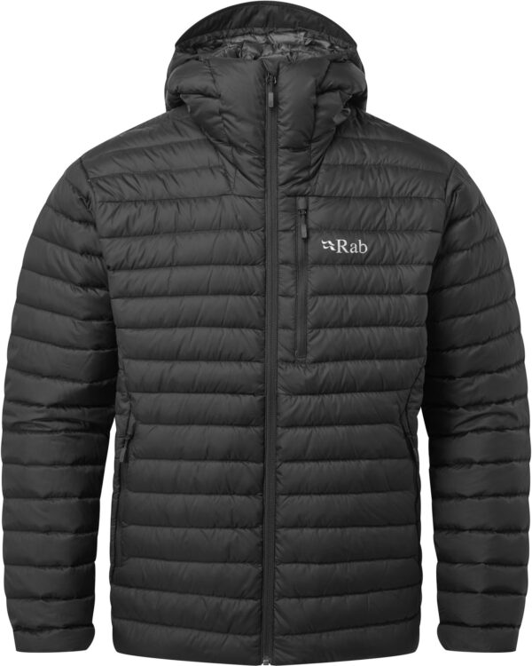 Rab Microlight Alpine Down Jacket Black Ανδρικό Πουπουλένιο Μπουφάν