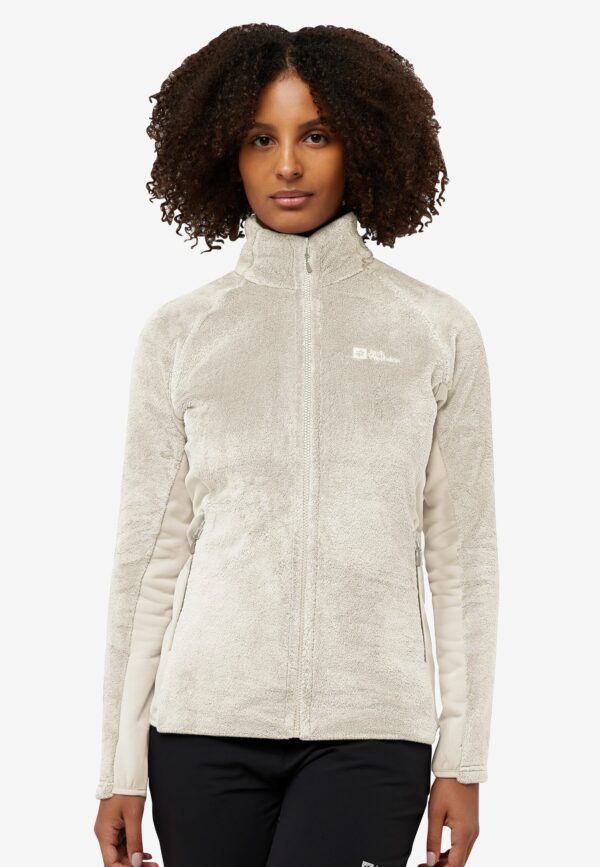 Jack Wolfskin Rotwand Γυναικεία Ζακέτα Fleece Sand