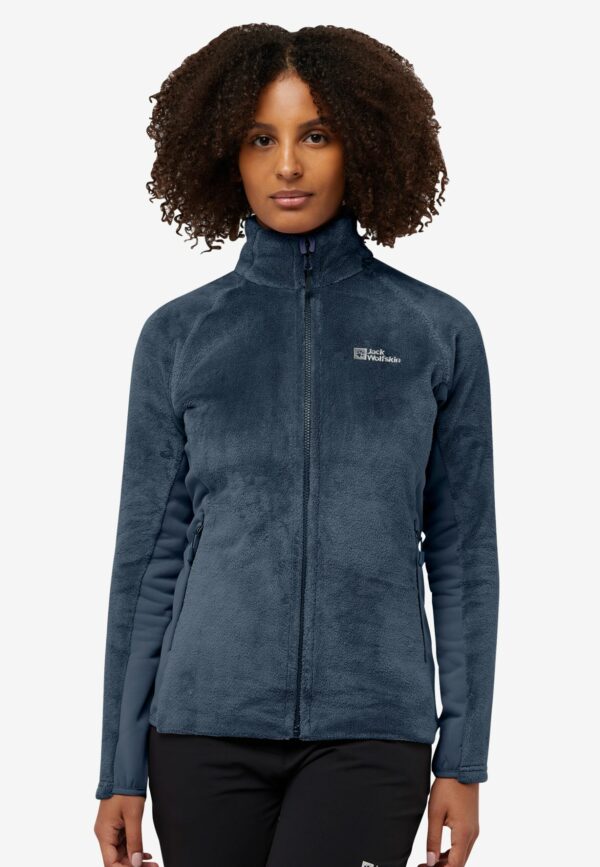 Jack Wolfskin Rotwand Γυναικεία Ζακέτα Fleece Midnight Sky