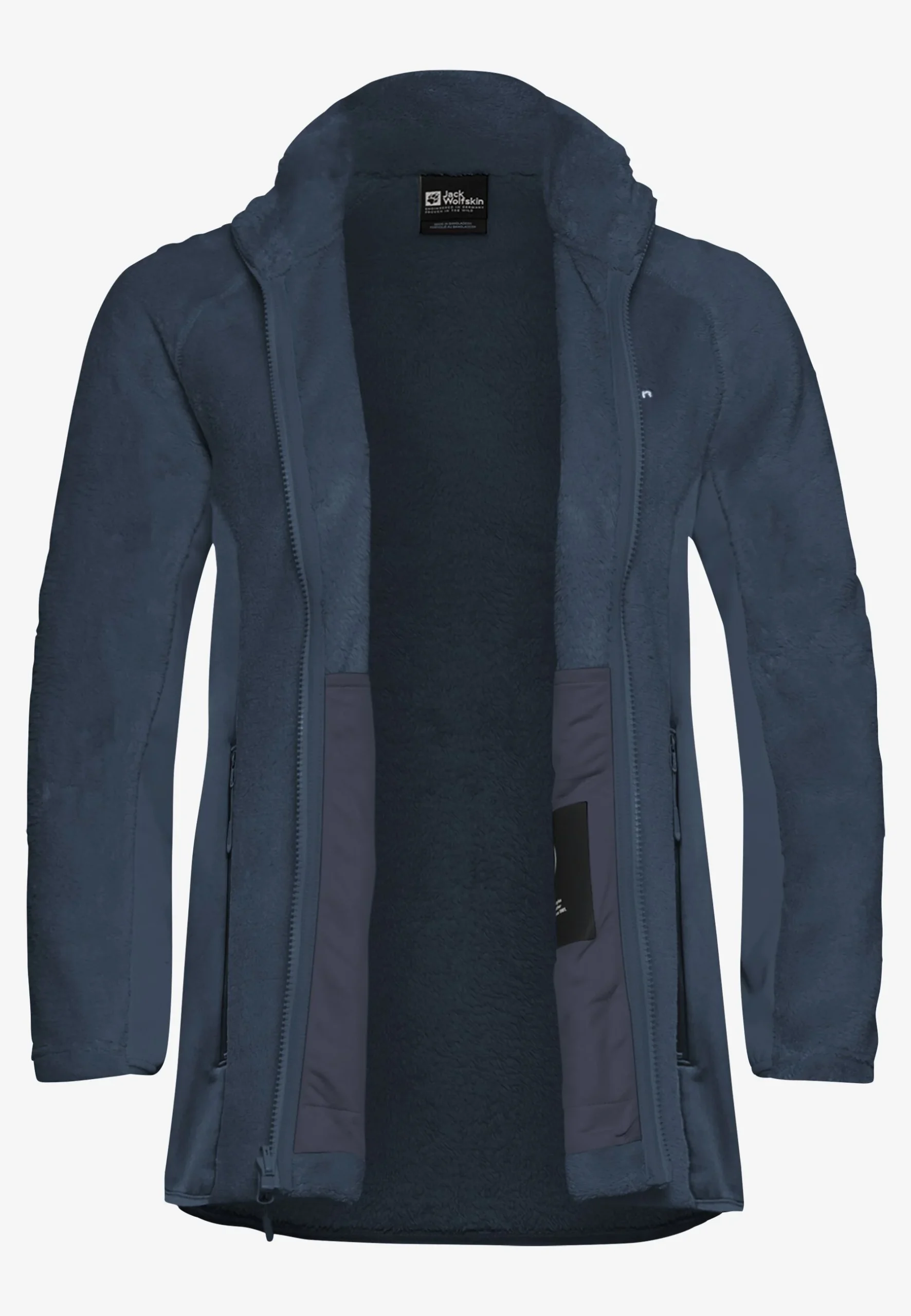 Jack Wolfskin Rotwand Γυναικεία Ζακέτα Fleece Midnight Sky - Εικόνα 4