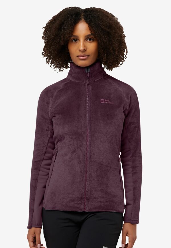 Jack Wolfskin Rotwand Γυναικεία Ζακέτα Fleece Amaranth