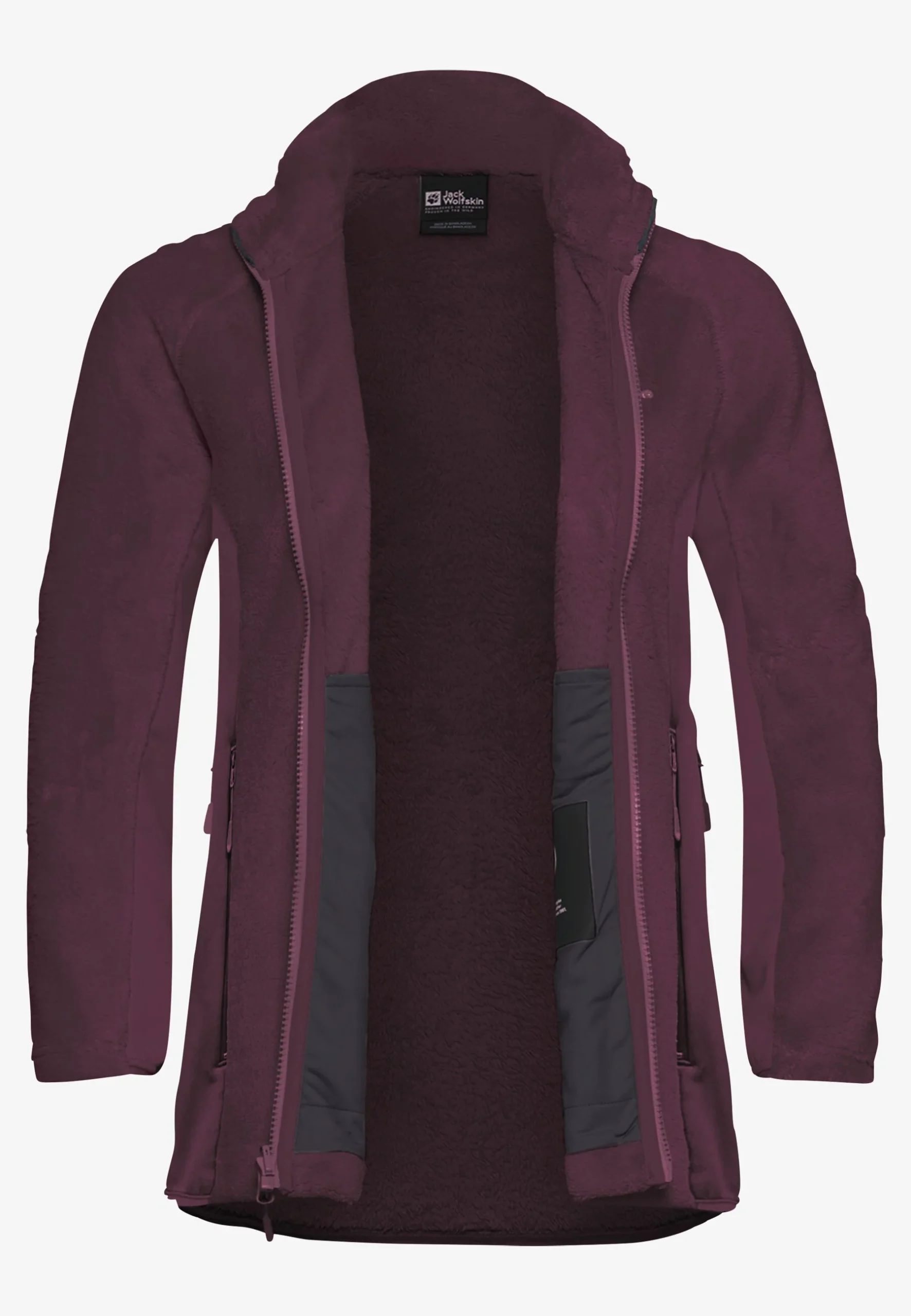 Jack Wolfskin Rotwand Γυναικεία Ζακέτα Fleece Amaranth - Image 8