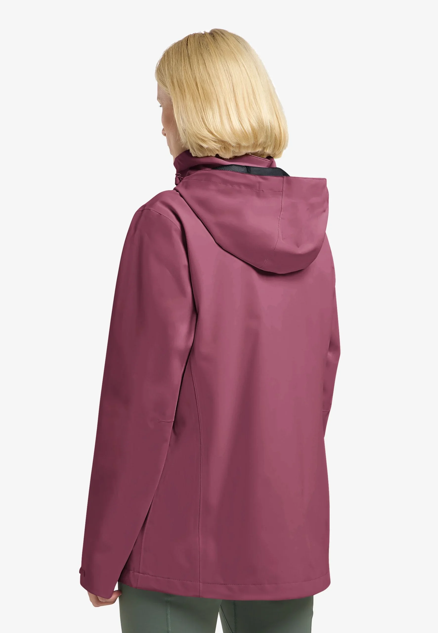 Jack Wolfskin Trailtime 2l Jkt Γυναικεία Αδιάβροχη Μεμβράνη Raisin - Εικόνα 3