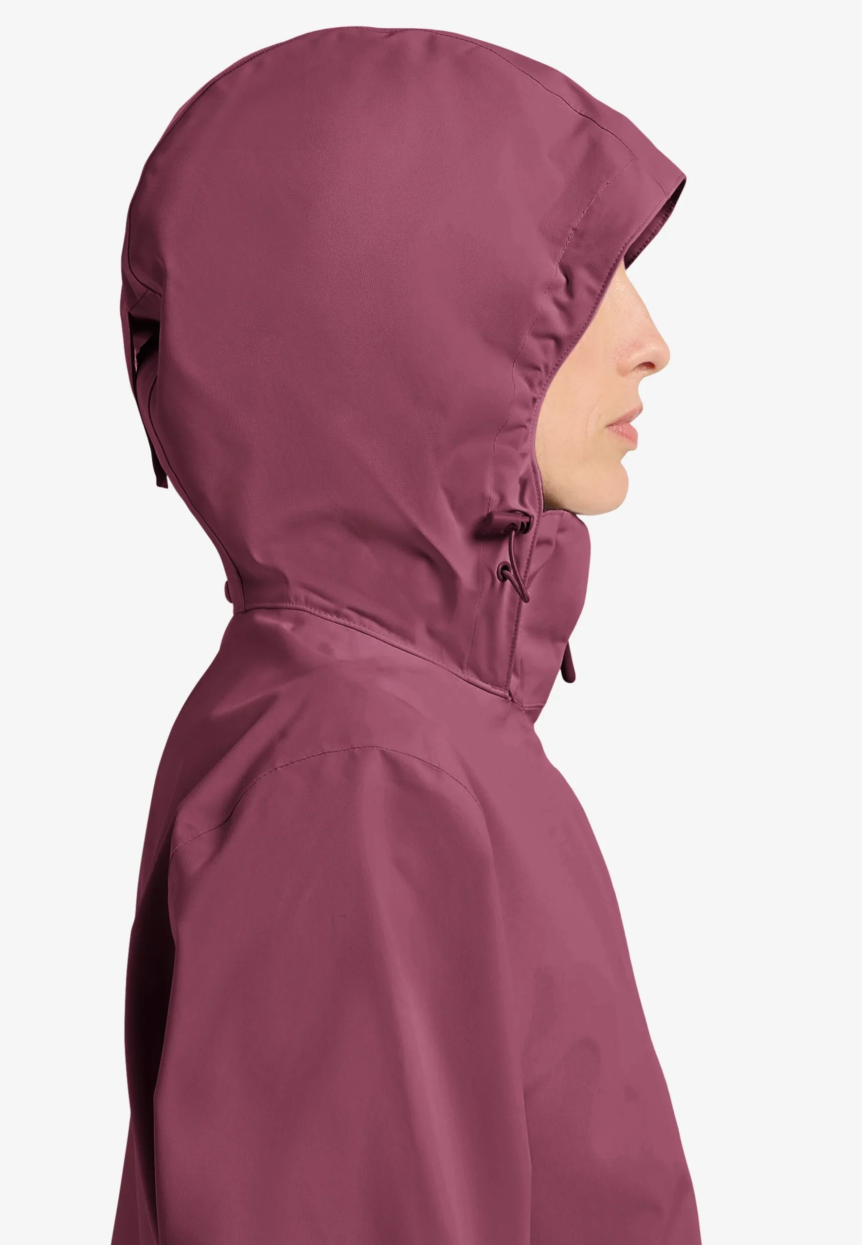 Jack Wolfskin Trailtime 2l Jkt Γυναικεία Αδιάβροχη Μεμβράνη Raisin - Εικόνα 4