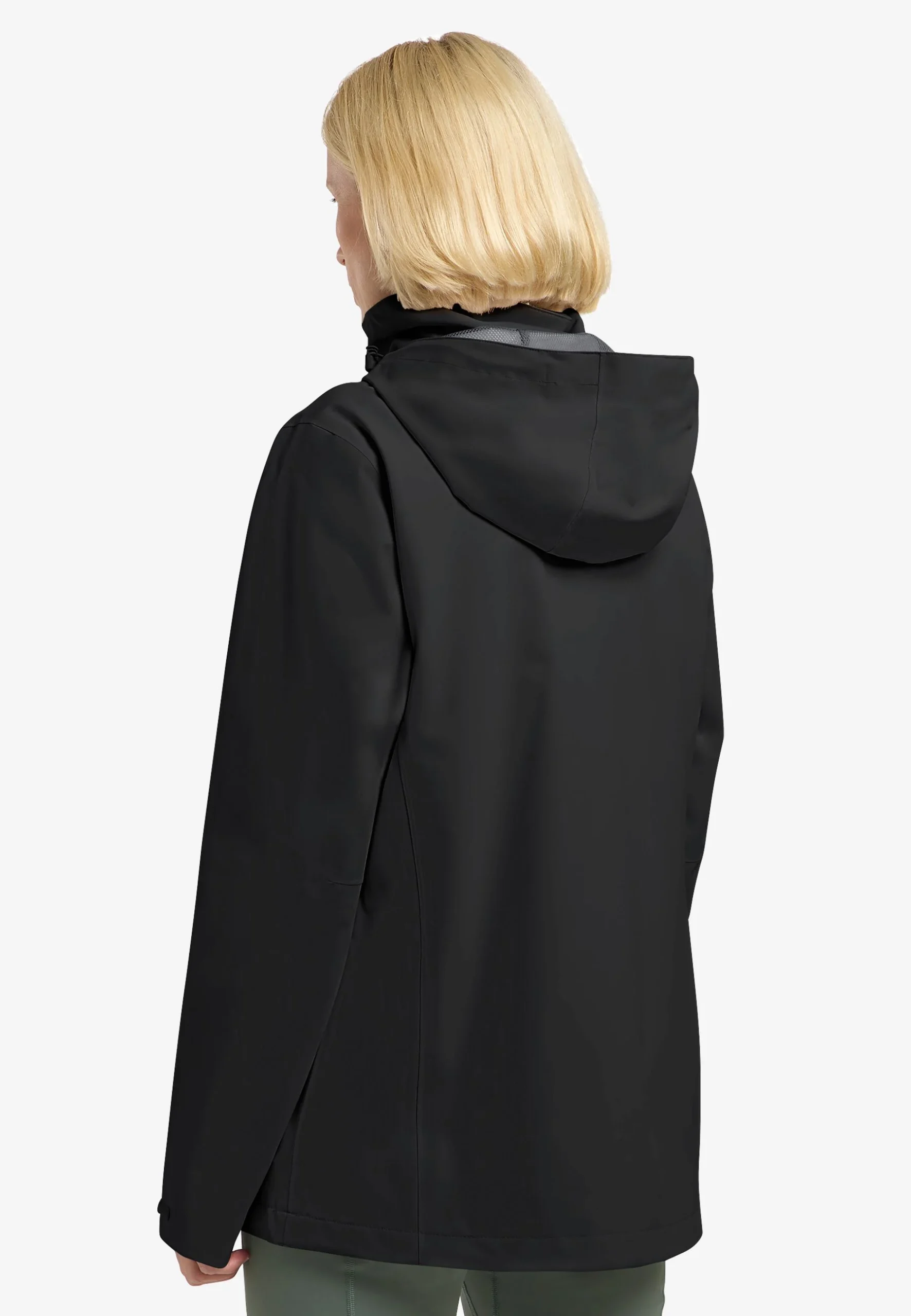 Jack Wolfskin Trailtime 2l Jkt Γυναικεία Αδιάβροχη Μεμβράνη Black - Εικόνα 3