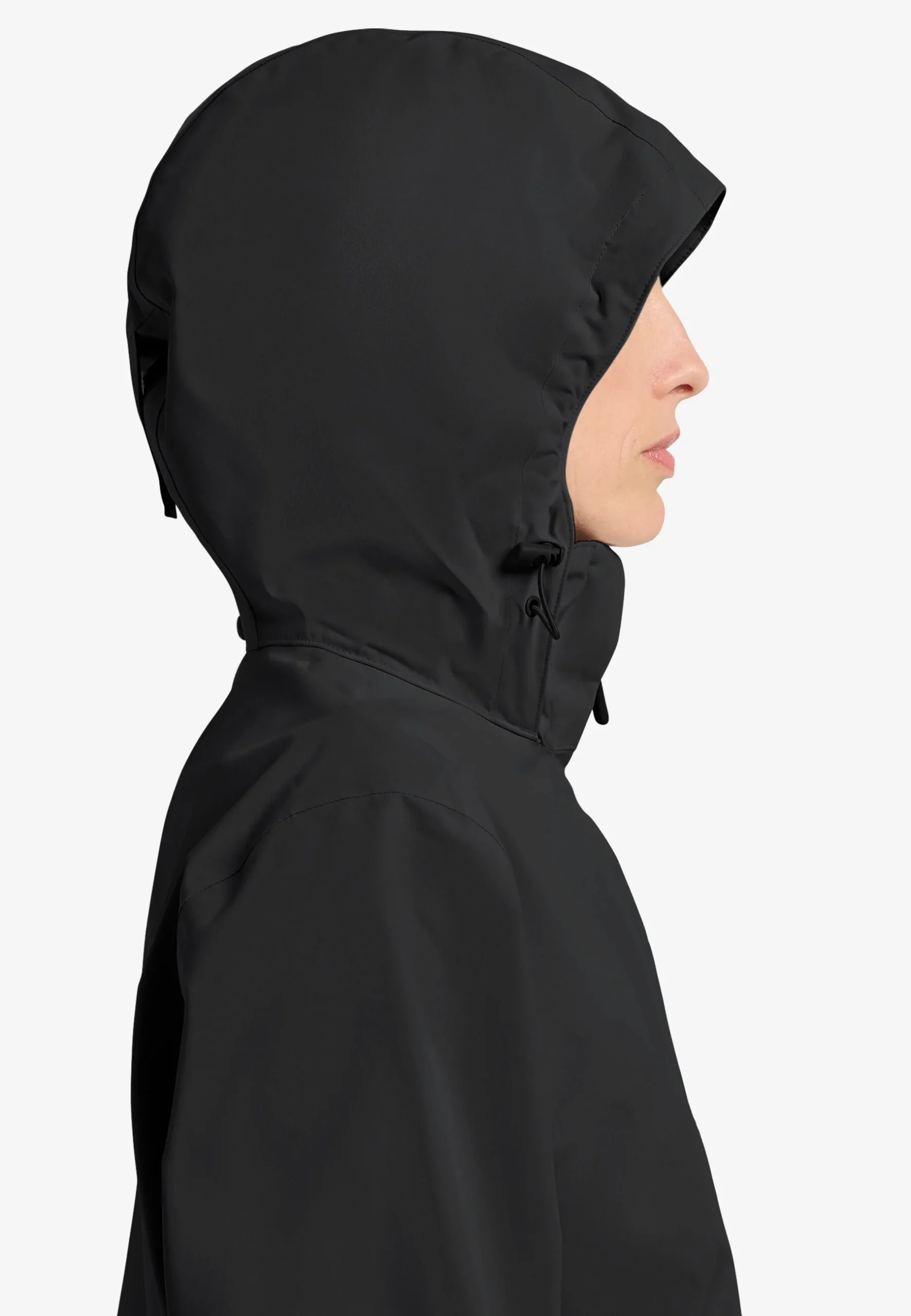 Jack Wolfskin Trailtime 2l Jkt Γυναικεία Αδιάβροχη Μεμβράνη Black - Εικόνα 4