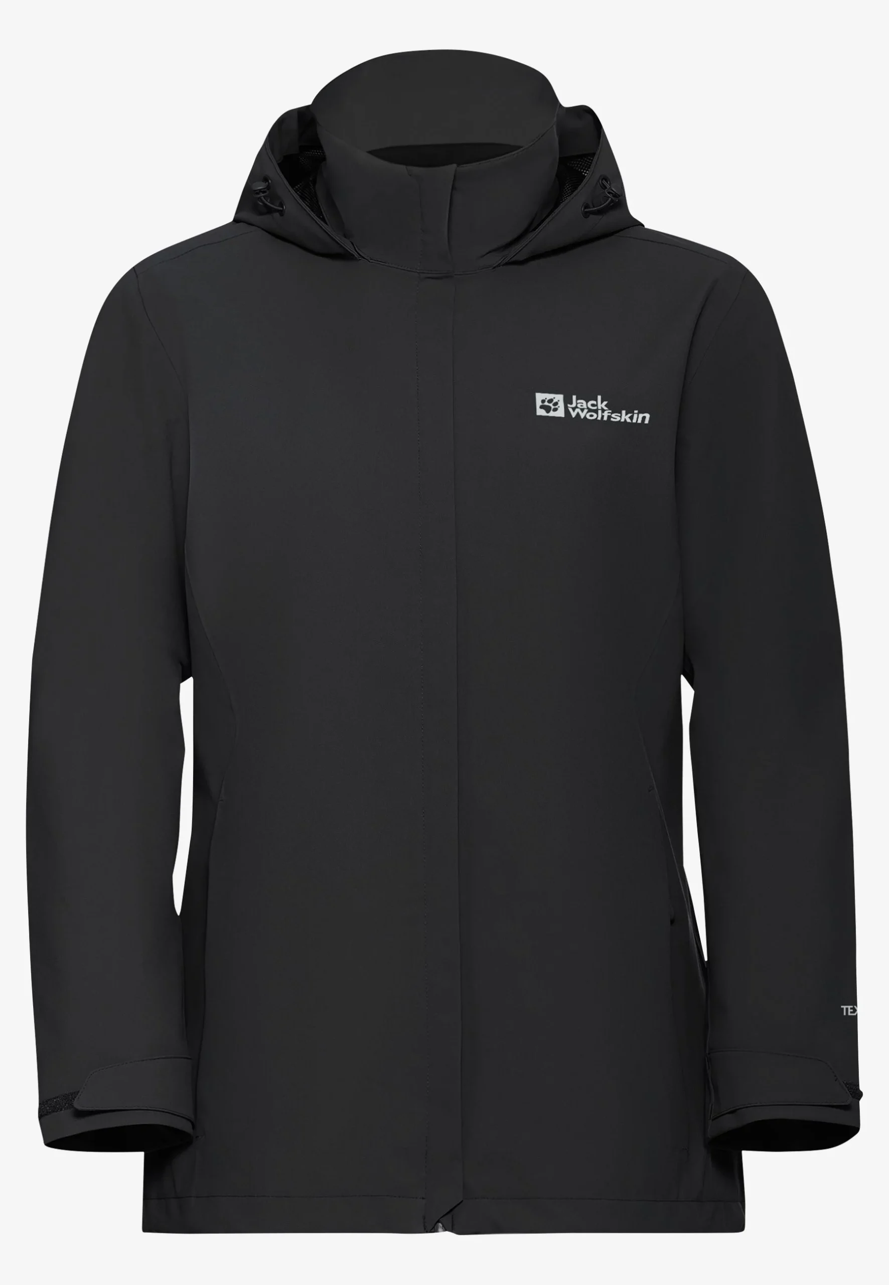 Jack Wolfskin Trailtime 2l Jkt Γυναικεία Αδιάβροχη Μεμβράνη Black