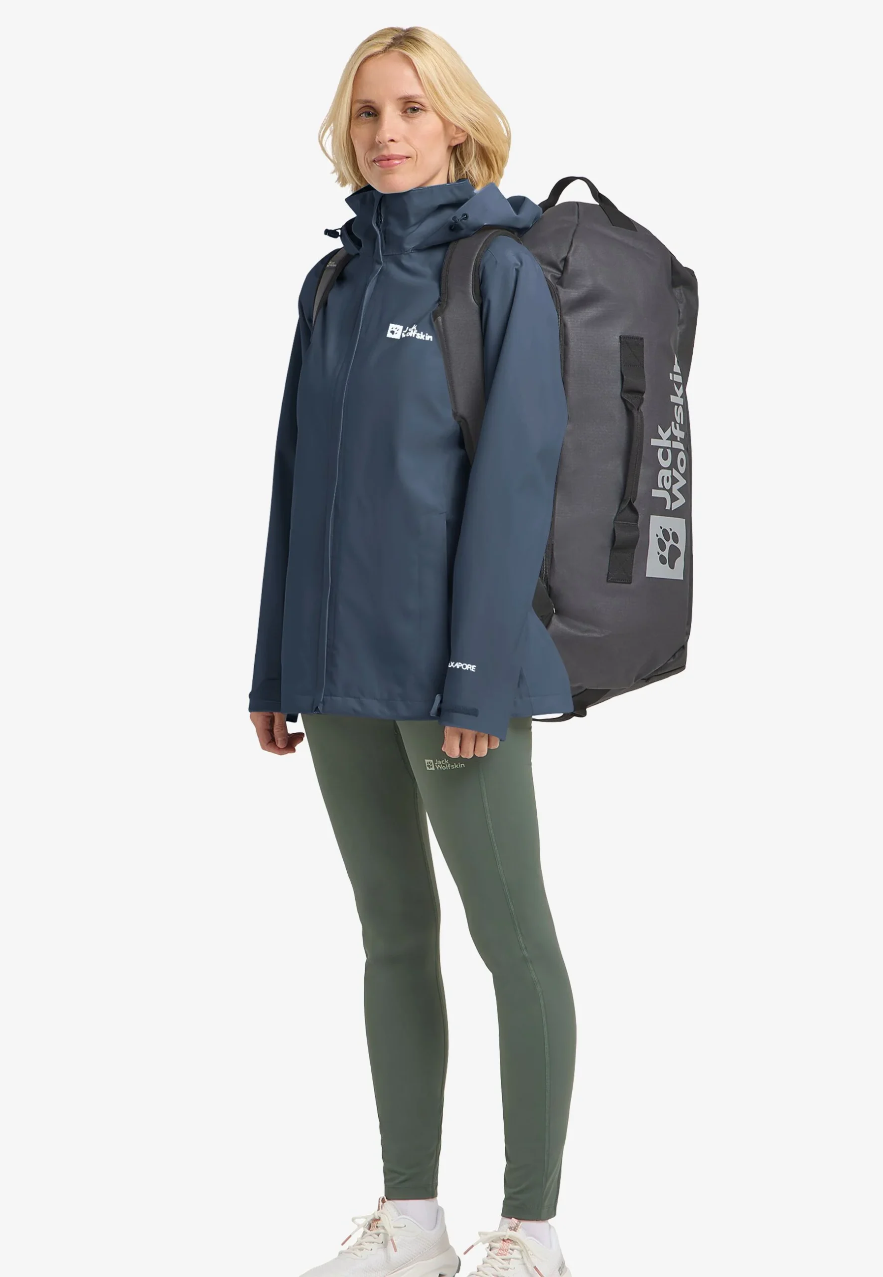 Jack Wolfskin Trailtime 2l Jkt Γυναικεία Αδιάβροχη Μεμβράνη - Εικόνα 11