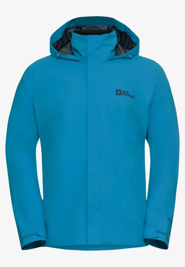 Jack Wolfskin Trailtime 2l Jkt Ανδρική Αδιάβροχη Μεμβράνη Aurora Blue